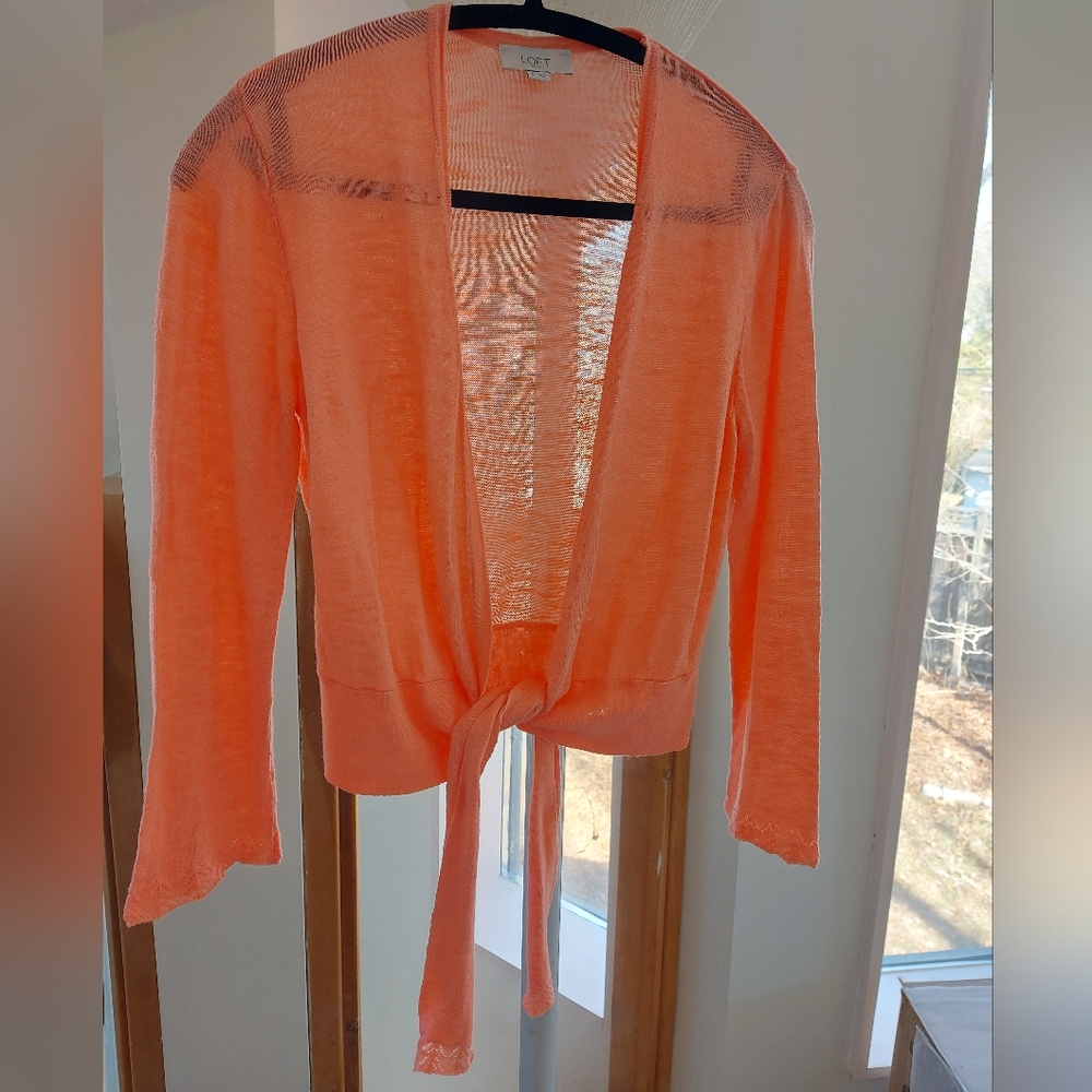 3/$20 LOFT Tie-Front Cardigan